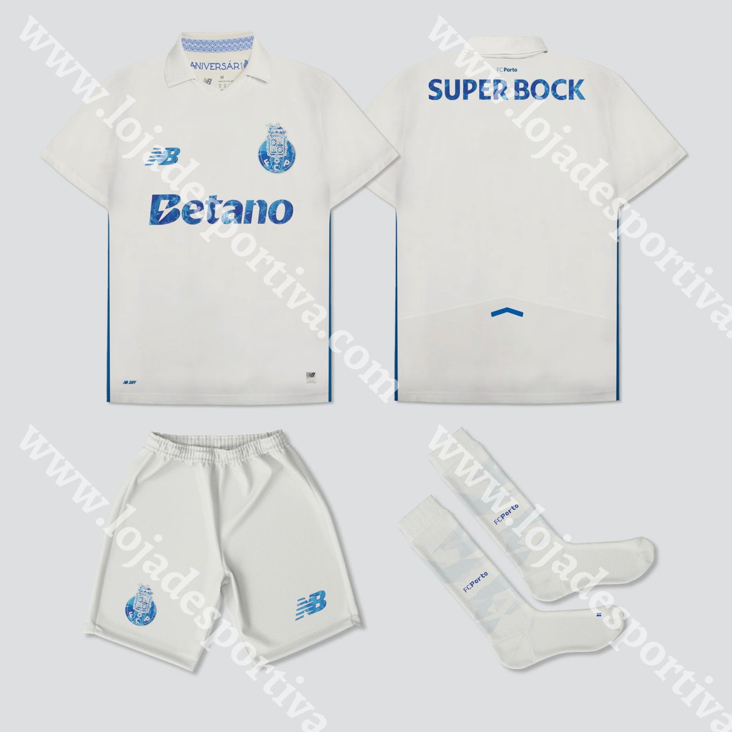 NOVO KIT CRIANÇA 3º EQUIPAMENTO FC PORTO 25/26 Kit criança