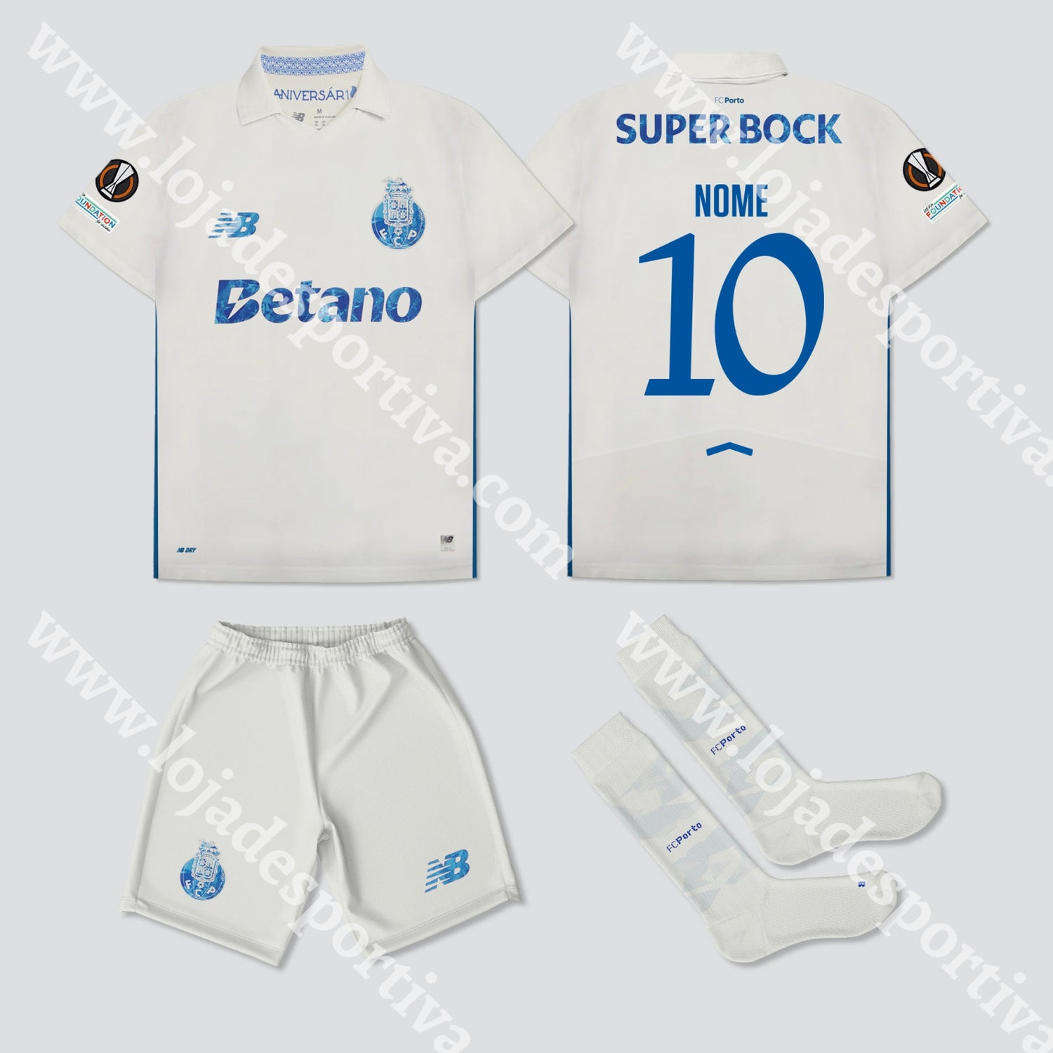 NOVO KIT CRIANÇA 3º EQUIPAMENTO FC PORTO 25/26 Kit criança