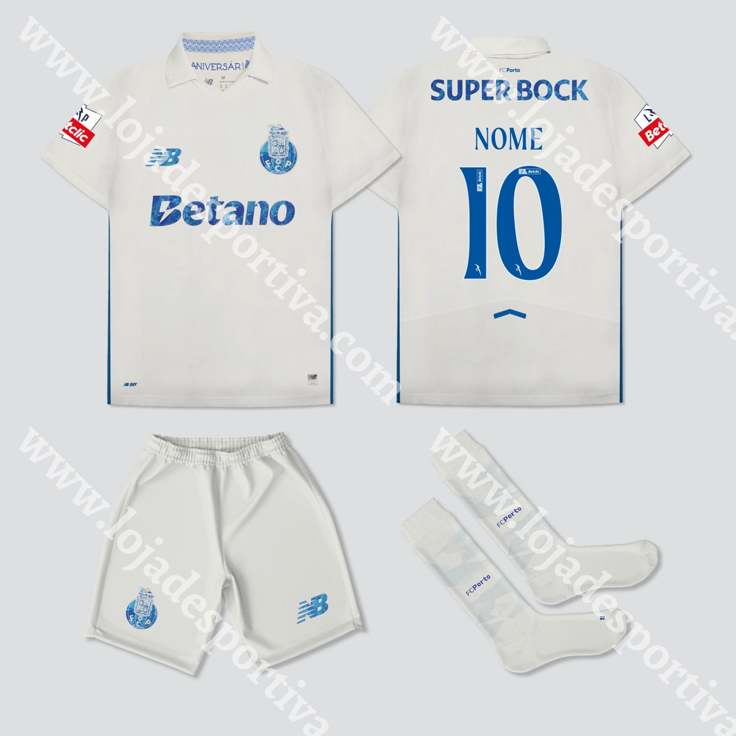 NOVO KIT CRIANÇA 3º EQUIPAMENTO FC PORTO 25/26 Kit criança