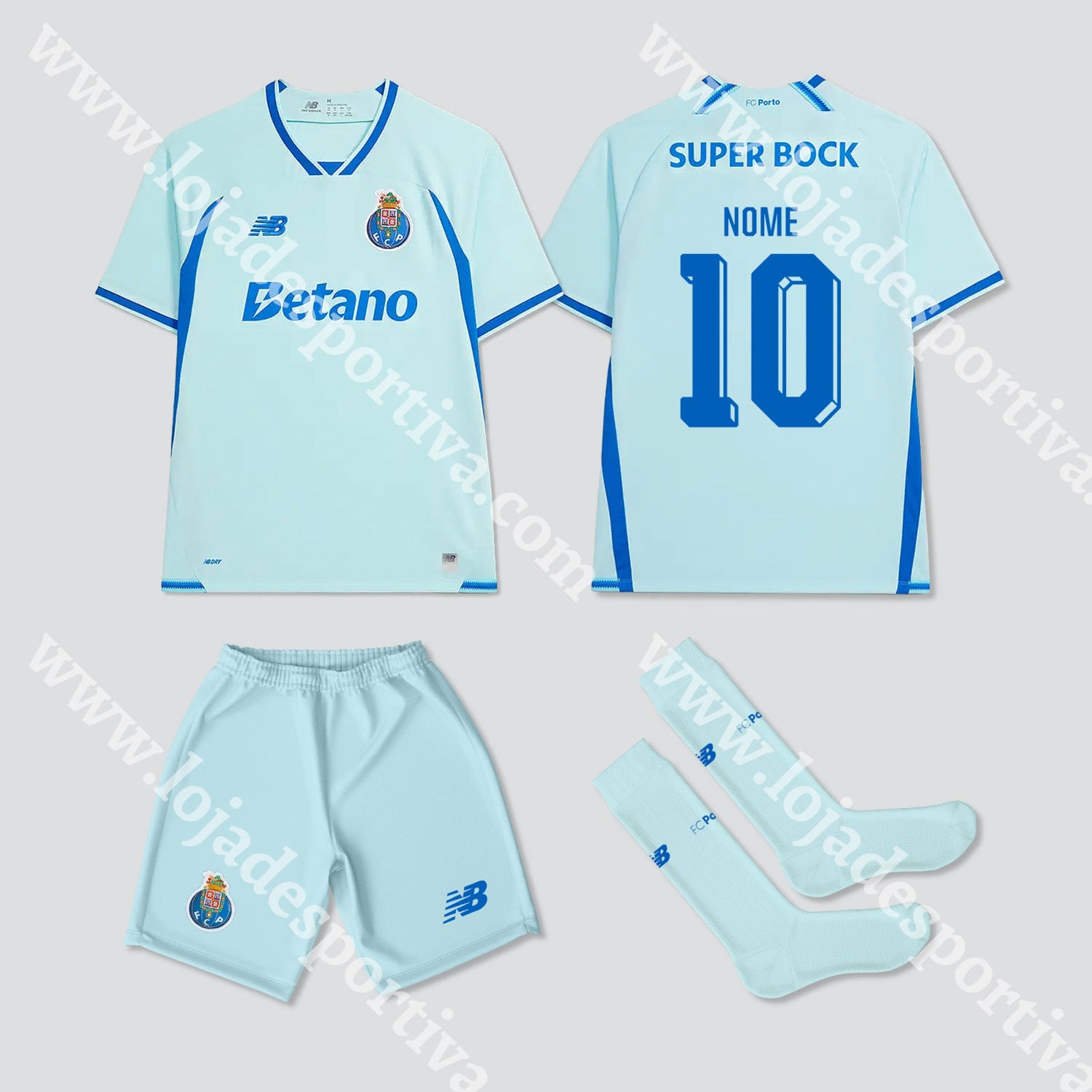 NOVO KIT CRIANÇA 3º EQUIPAMENTO FC PORTO 26/27 - Camisola Futebol