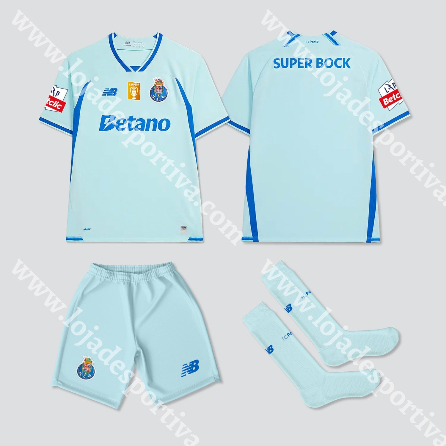 NOVO KIT CRIANÇA 3º EQUIPAMENTO FC PORTO 26/27 - Camisola Futebol