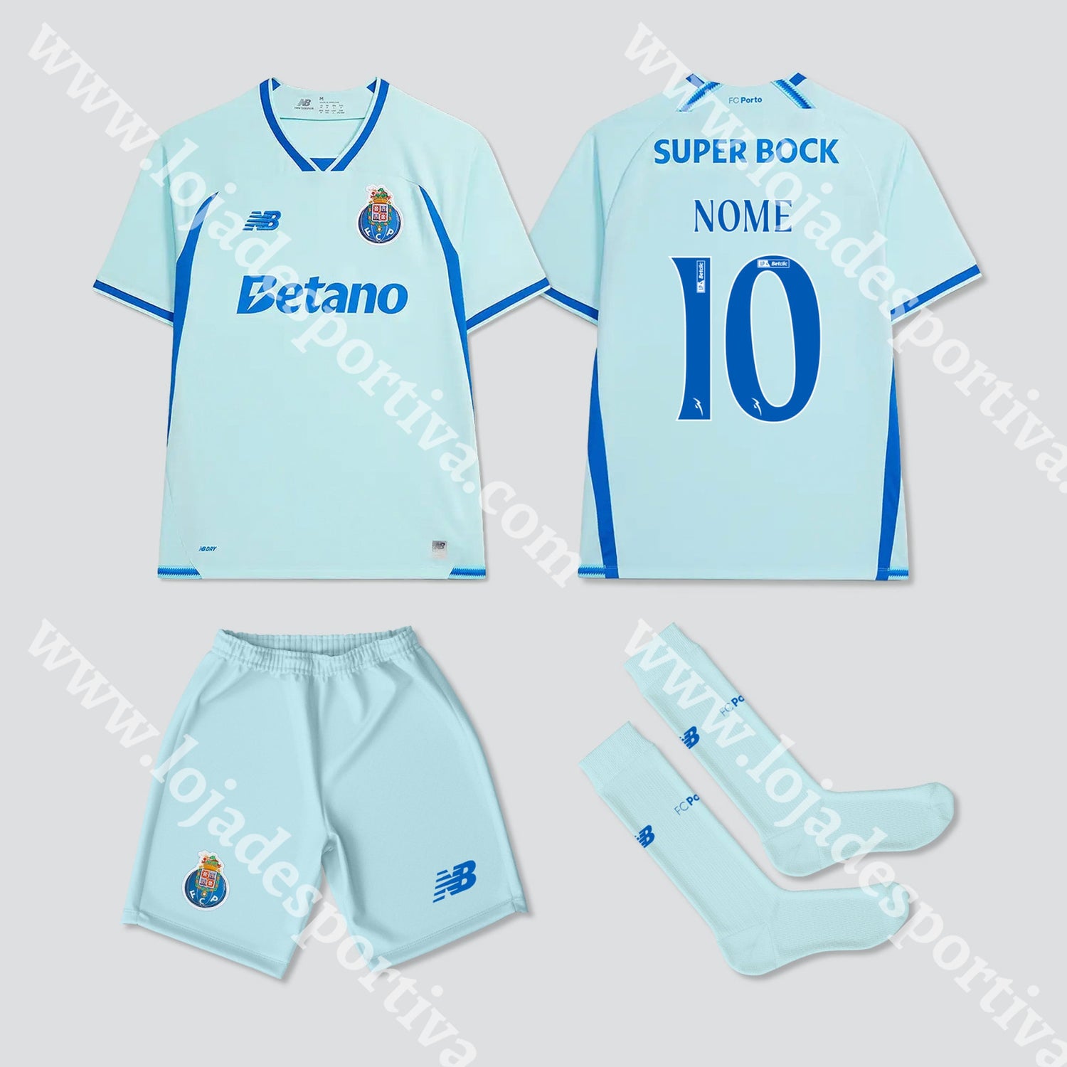 NOVO KIT CRIANÇA 3º EQUIPAMENTO FC PORTO 26/27 - Camisola Futebol