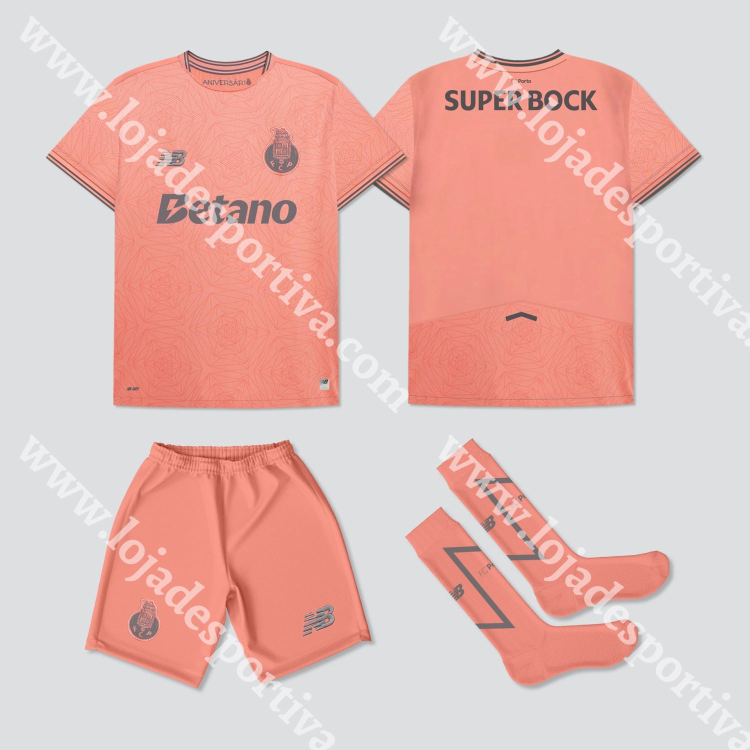 NOVO KIT CRIANÇA ALTERNATIVO FC PORTO 25/26 1-2 Anos