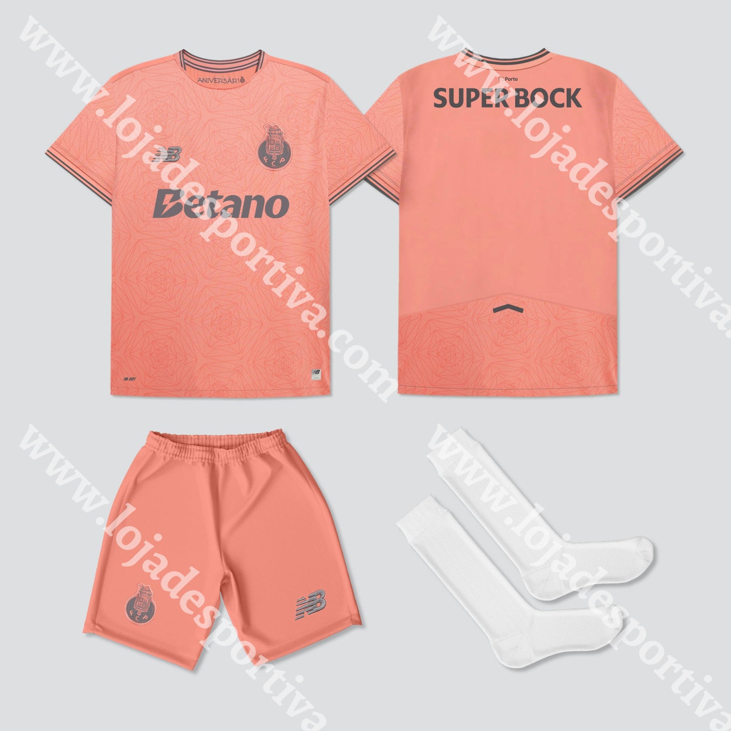 NOVO KIT CRIANÇA ALTERNATIVO FC PORTO 25/26 1-2 Anos