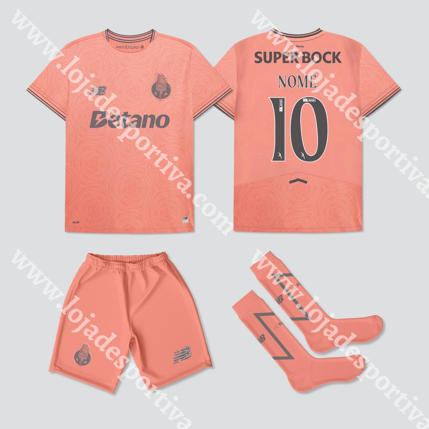 NOVO KIT CRIANÇA ALTERNATIVO FC PORTO 25/26
