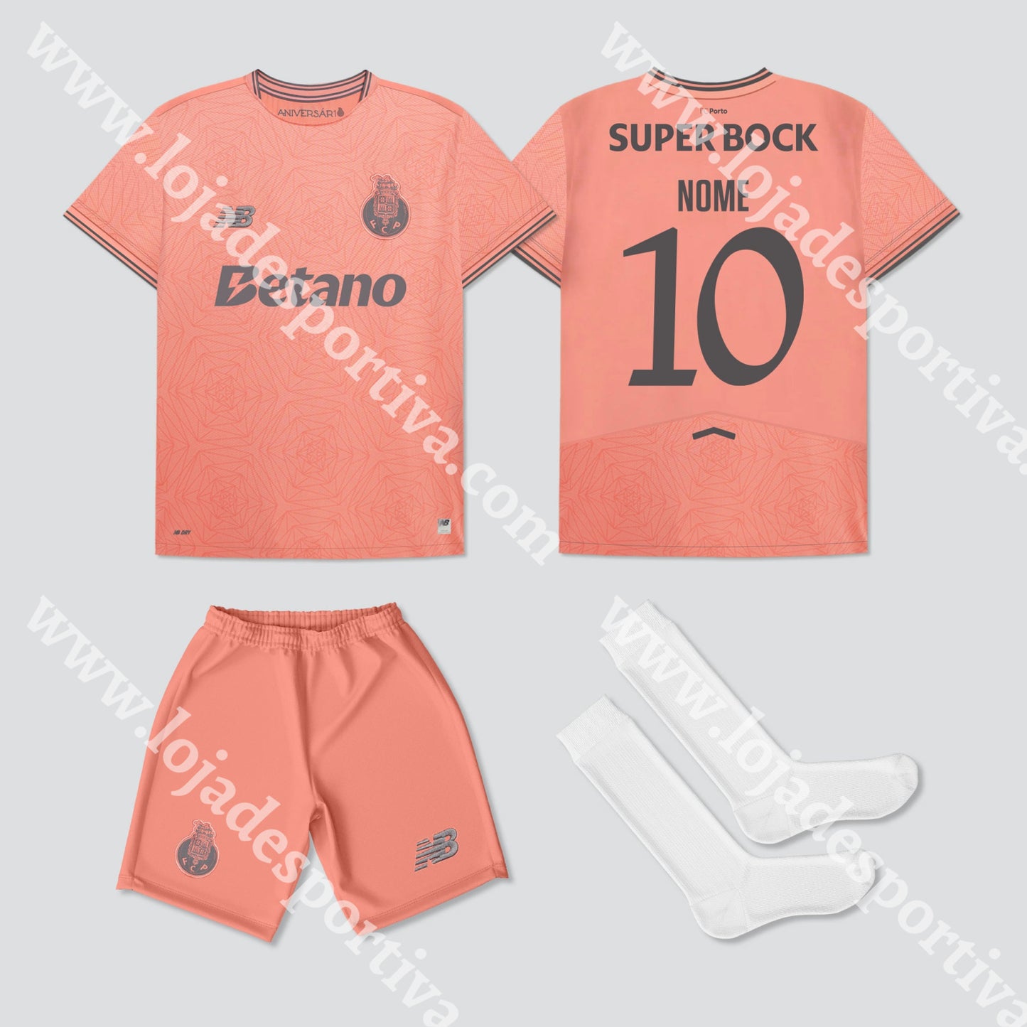NOVO KIT CRIANÇA ALTERNATIVO FC PORTO 25/26