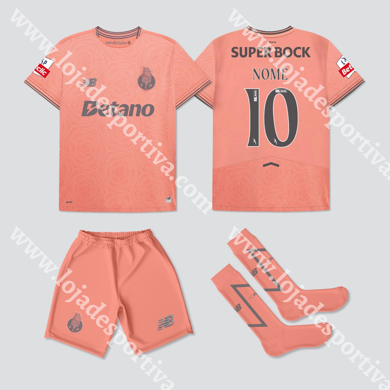NOVO KIT CRIANÇA ALTERNATIVO FC PORTO 25/26
