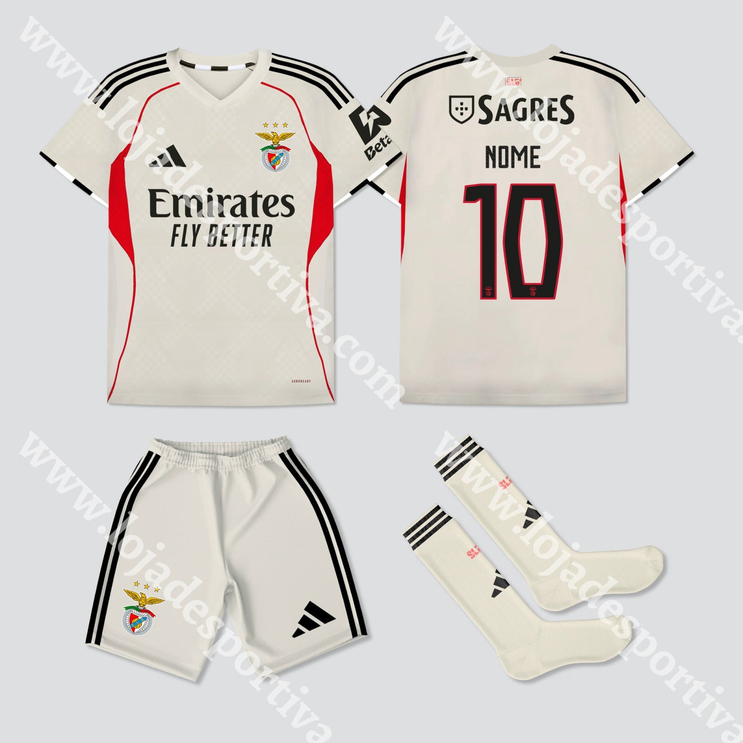 NOVO KIT CRIANÇA ALTERNATIVO SL BENFICA 25/26