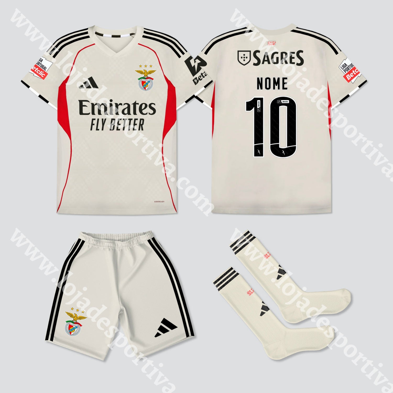 NOVO KIT CRIANÇA ALTERNATIVO SL BENFICA 25/26