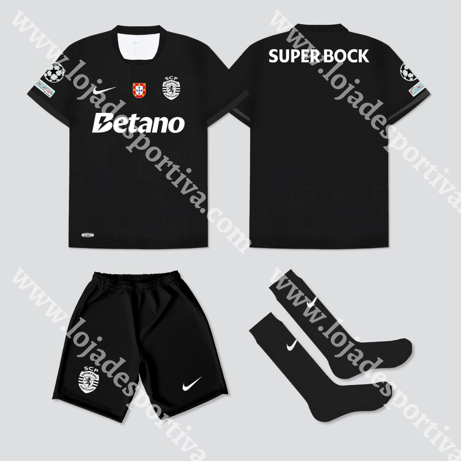 NOVO KIT CRIANÇA AWAY SPORTING CP 25/26