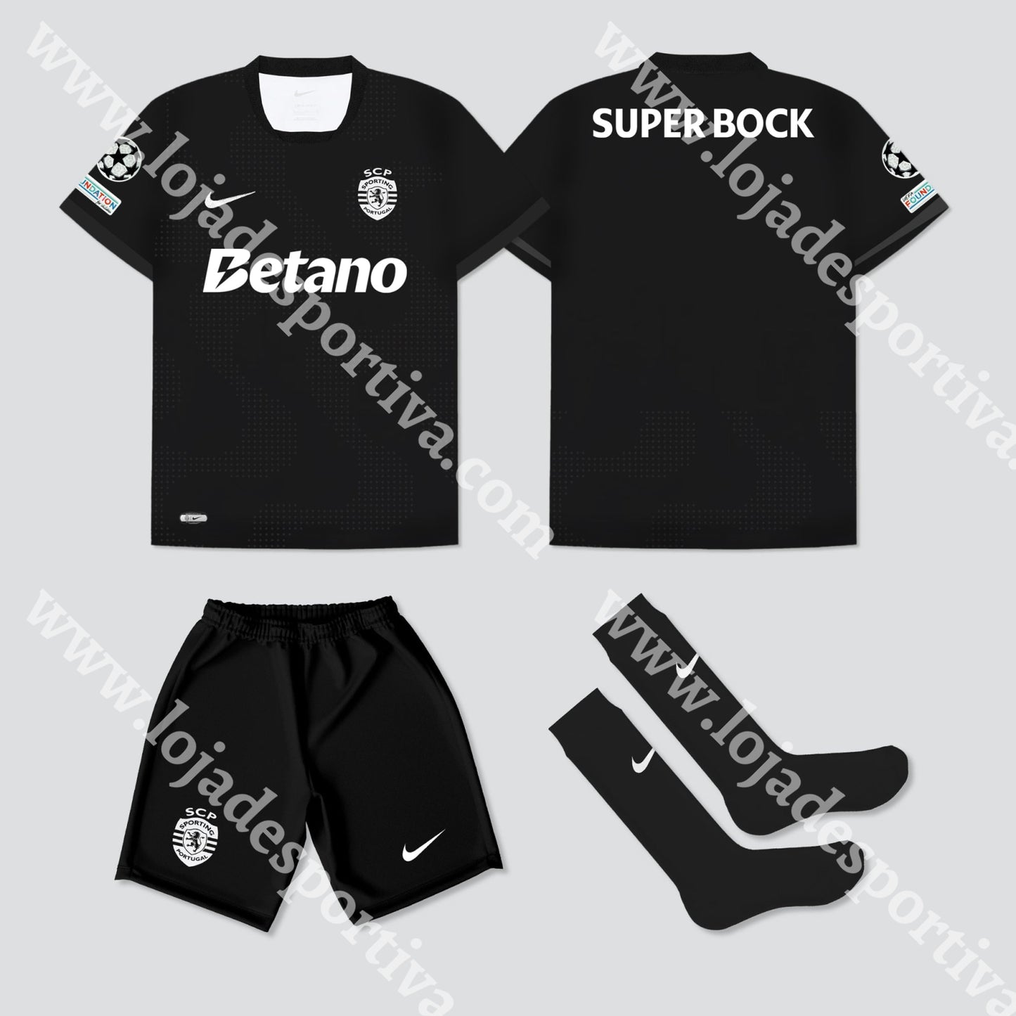 NOVO KIT CRIANÇA AWAY SPORTING CP 25/26