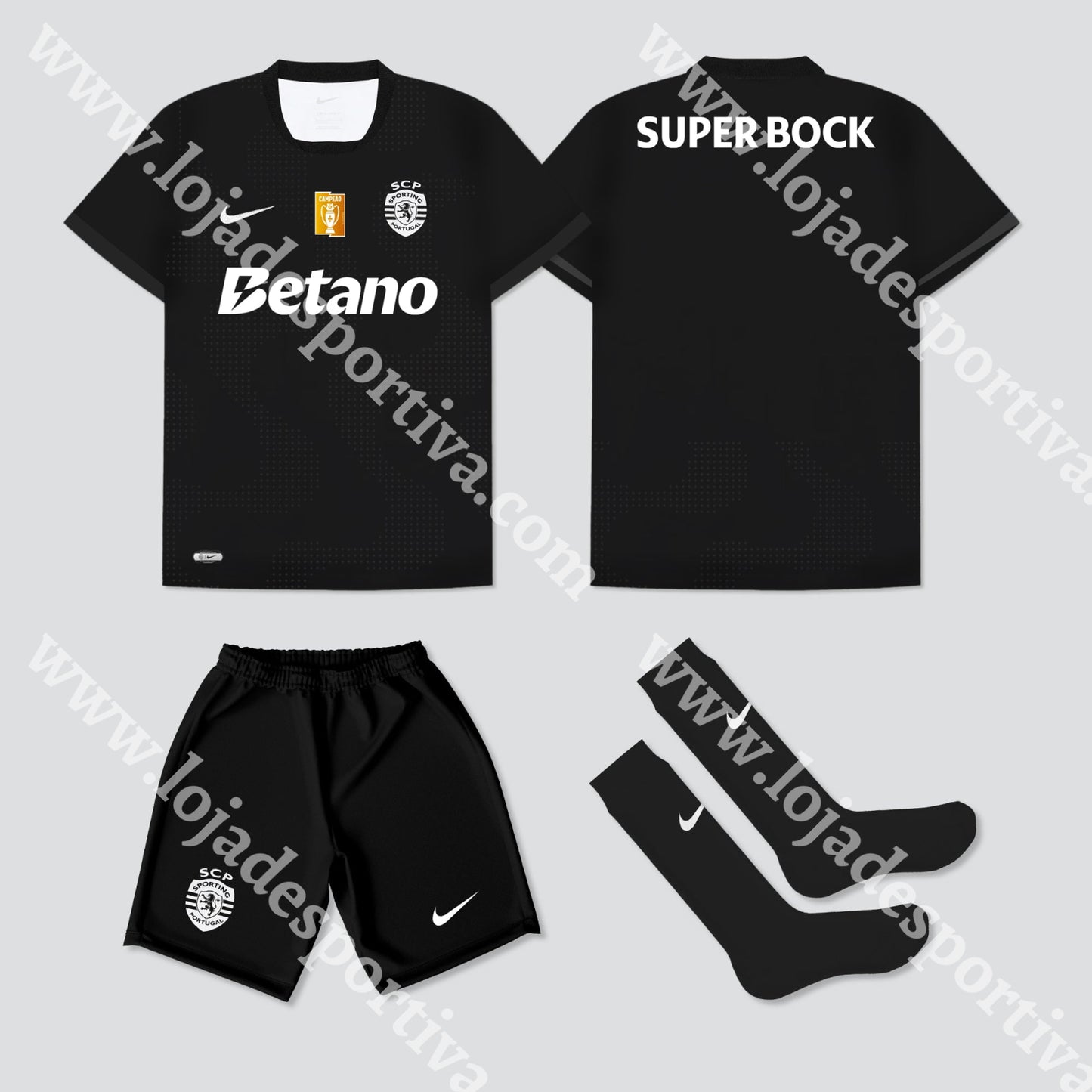 NOVO KIT CRIANÇA AWAY SPORTING CP 25/26