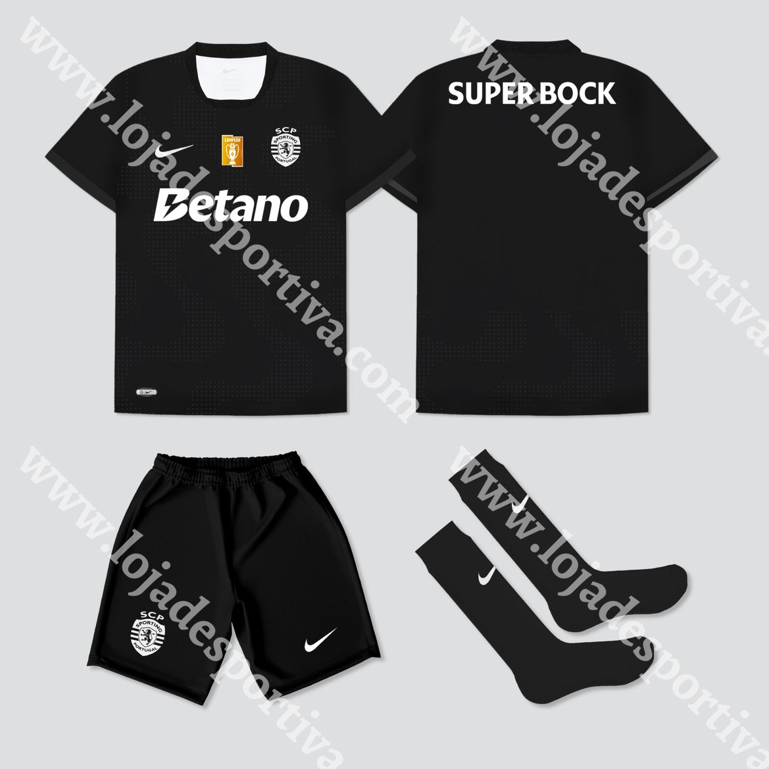 NOVO KIT CRIANÇA AWAY SPORTING CP 25/26