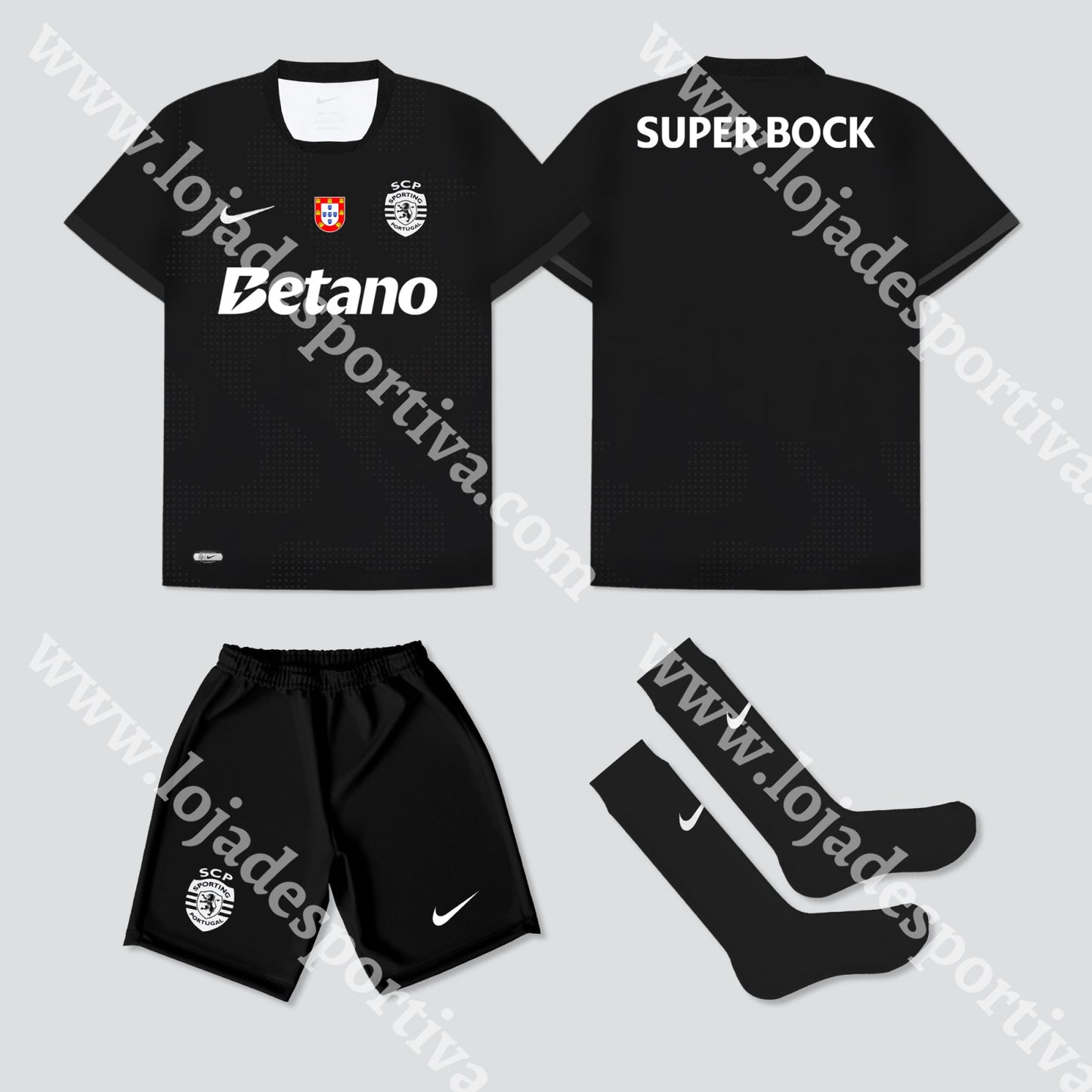 NOVO KIT CRIANÇA AWAY SPORTING CP 25/26