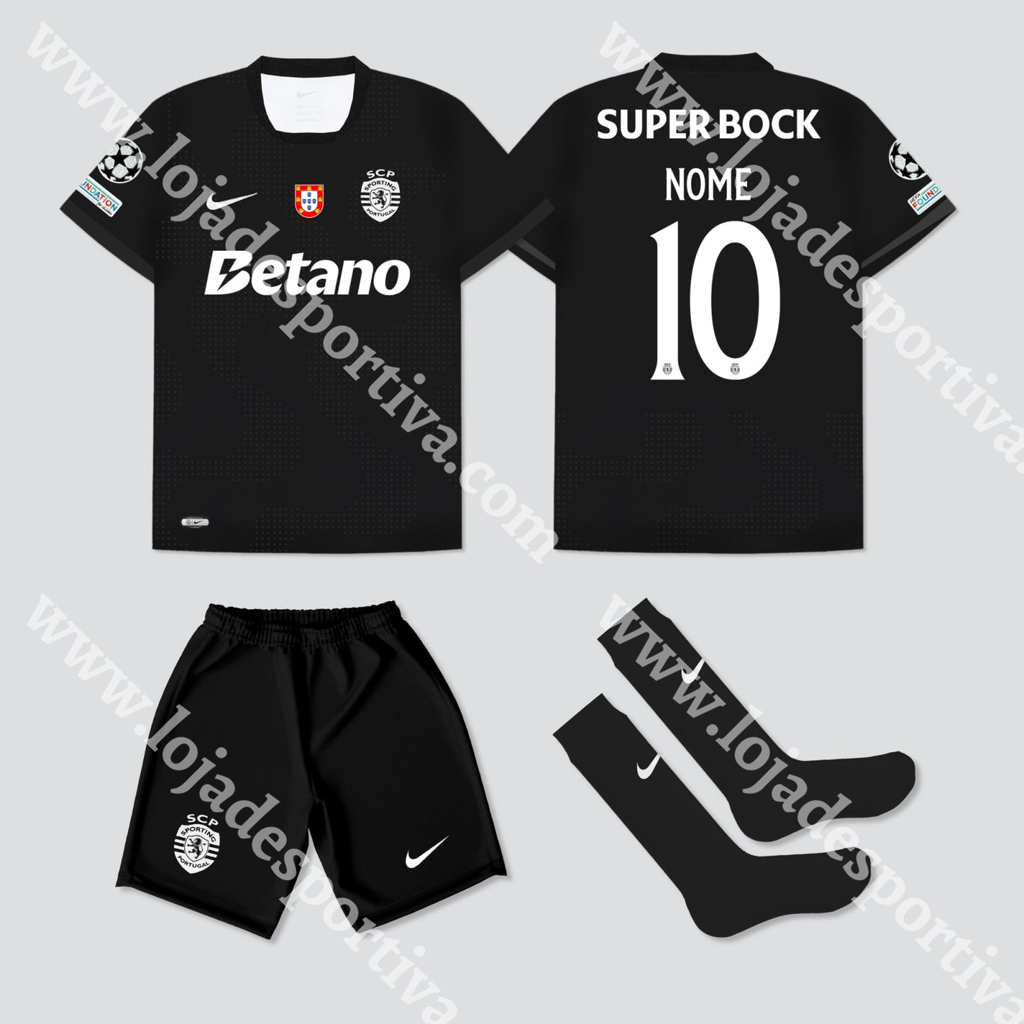 NOVO KIT CRIANÇA AWAY SPORTING CP 25/26