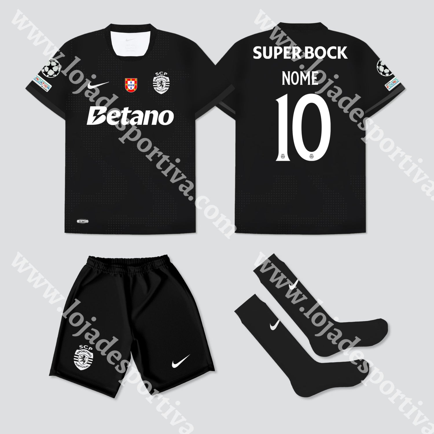 NOVO KIT CRIANÇA AWAY SPORTING CP 25/26