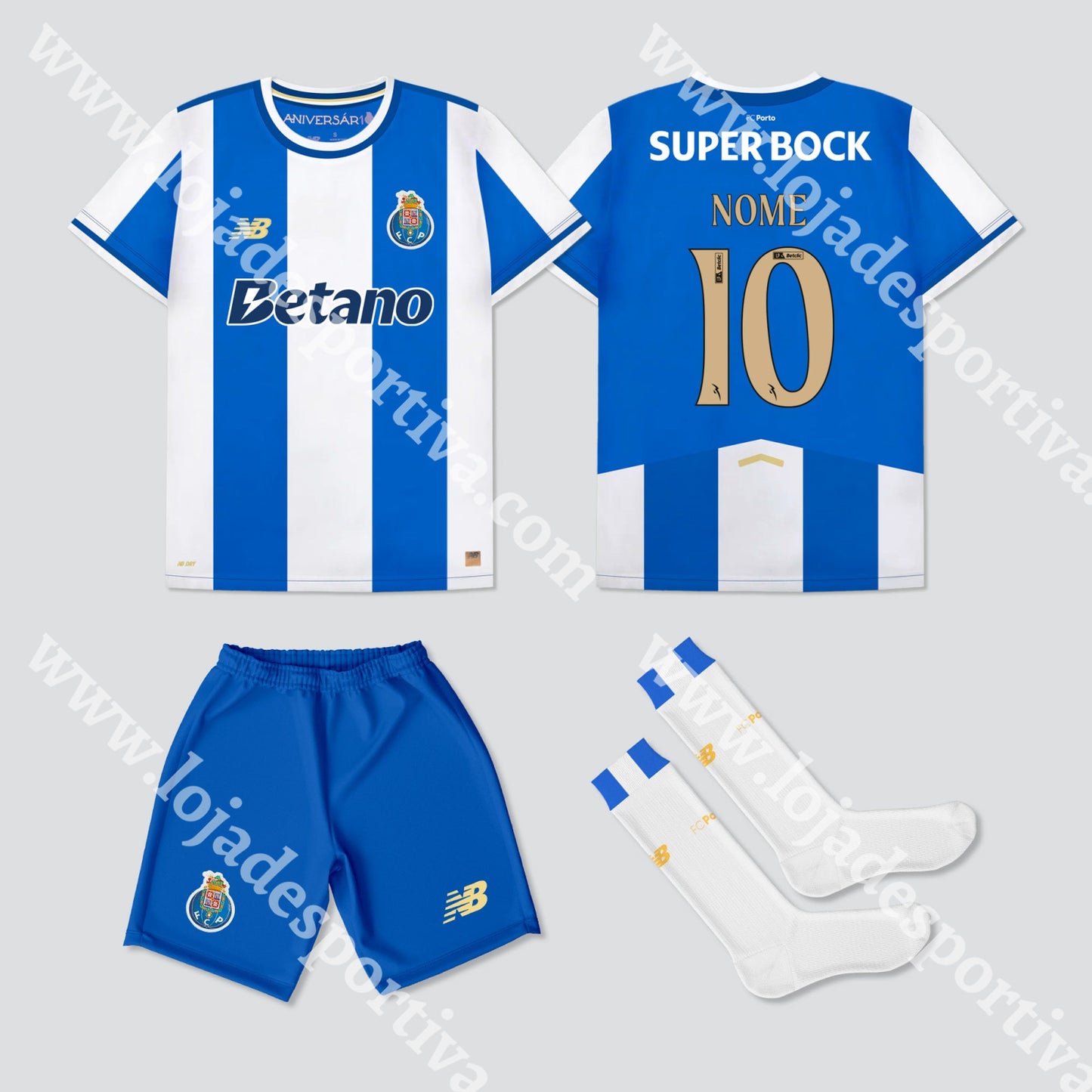 NOVO KIT CRIANÇA PRINCIPAL FC PORTO 25/26