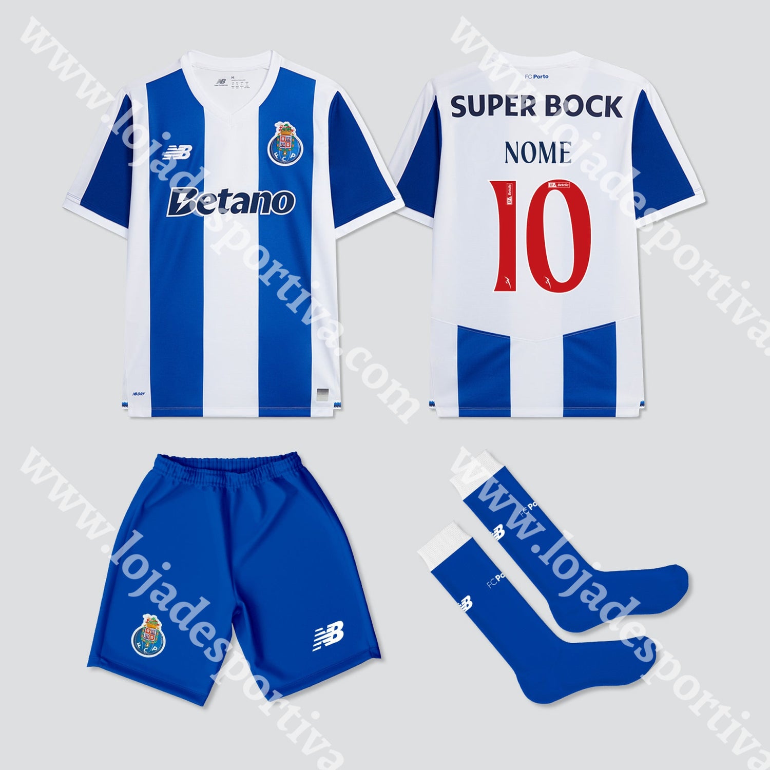 NOVO KIT CRIANÇA PRINCIPAL FC PORTO 26/27 - Camisola Futebol