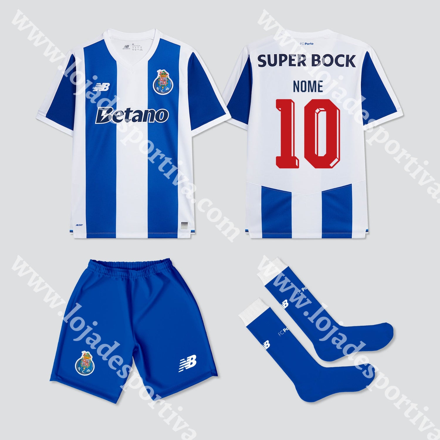 NOVO KIT CRIANÇA PRINCIPAL FC PORTO 26/27 - Camisola Futebol