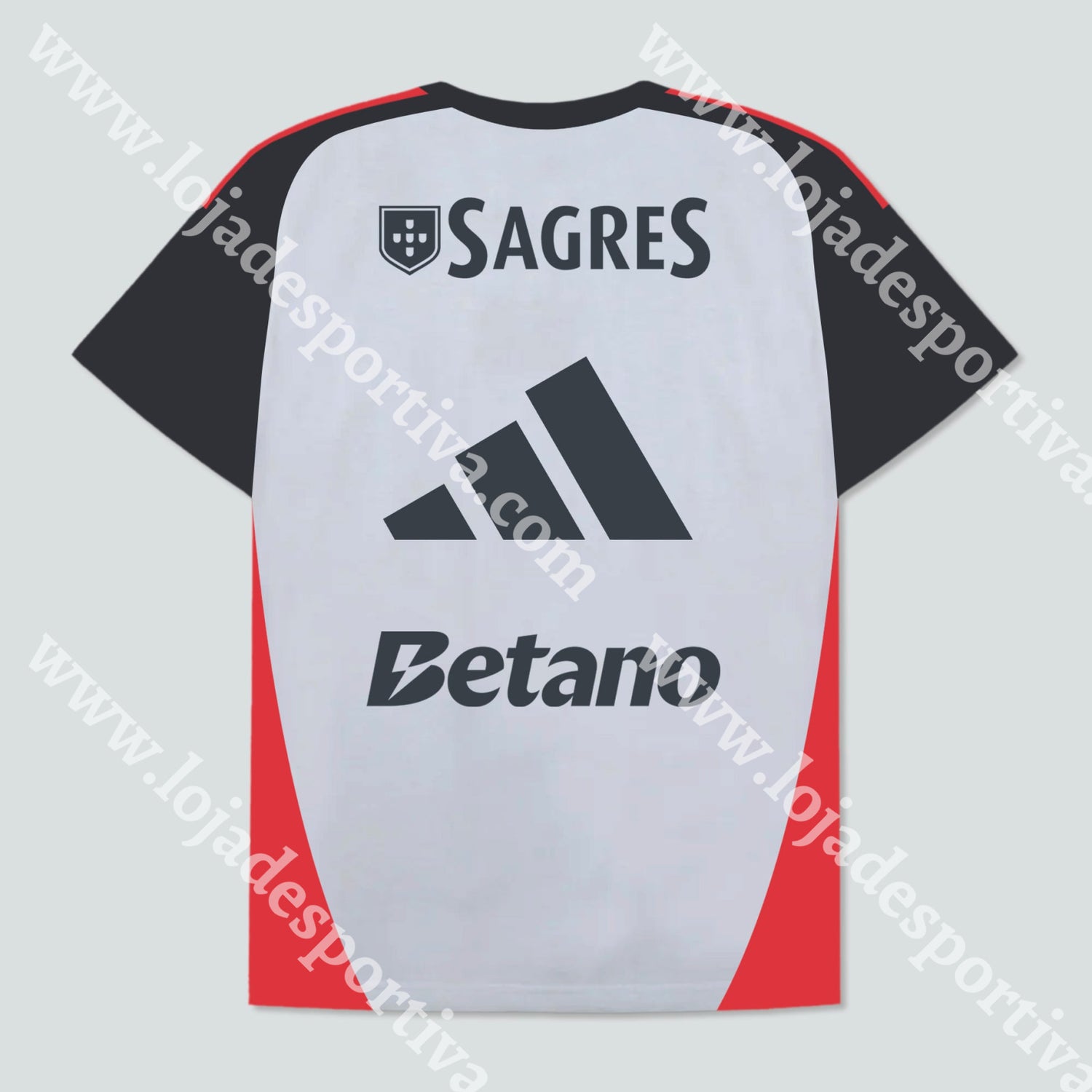 T-Shirt Aquecimento Sl Benfica 24/25