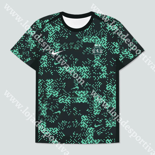 T-SHIRT AQUECIMENTO SPORTING CP 24/25